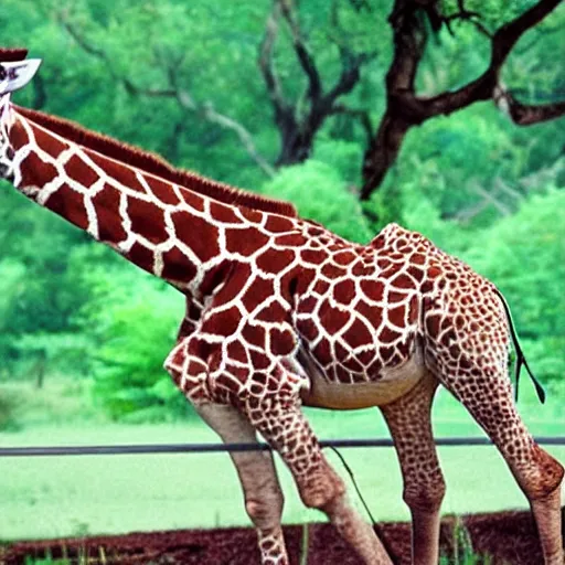 Prompt: giraffe giraffe dream dream movie as cheetah