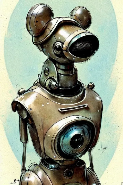 Image similar to (((((1950s retro robot dog . muted colors.))))) by Jean-Baptiste Monge !!!!!!!!!!!!!!!!!!!!!!!!!!!