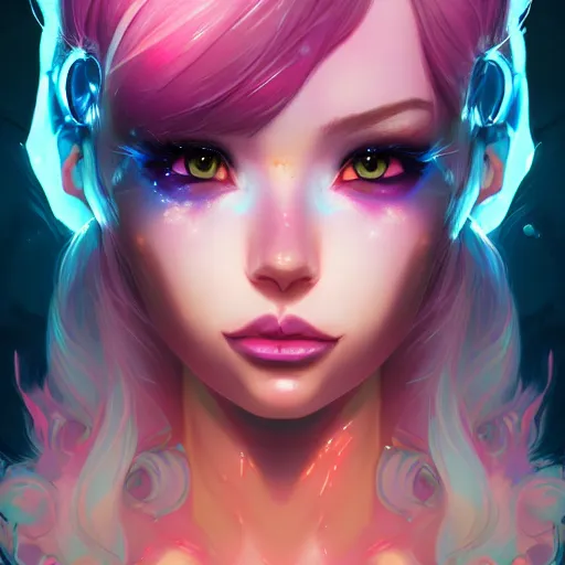 Prompt: a portrait of a beautiful raver, art by lois van baarle and loish and ross tran and rossdraws and sam yang and samdoesarts and artgerm, digital art, highly detailed, intricate, sharp focus, Trending on Artstation HQ, deviantart, unreal engine 5, 4K UHD image