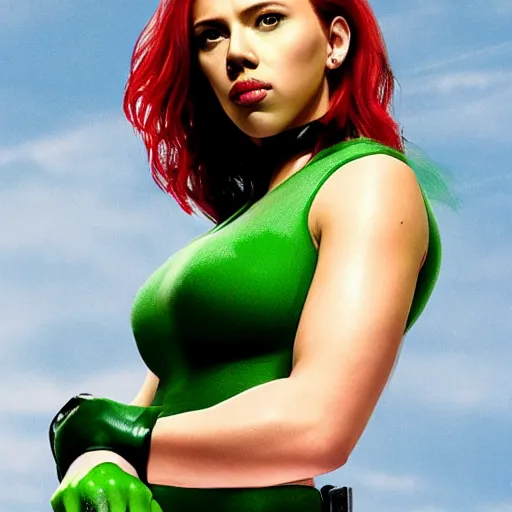 Prompt: Scarlet Johansson as She-Hulk