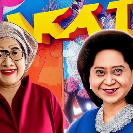 Image similar to Megawati Sukarnoputri in upcoming pixar movie
