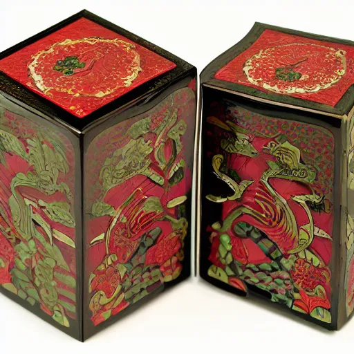 Image similar to ornate japanse box design