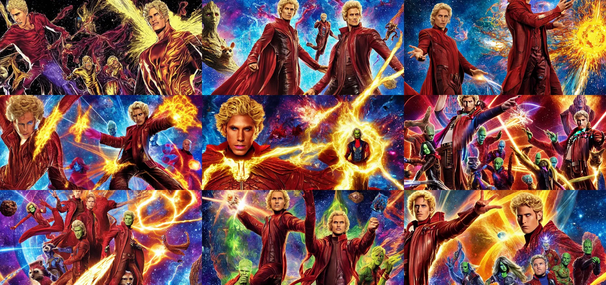 Prompt: adam warlock in guardians of the galaxy 3