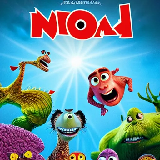 Image similar to pixar coronavirus movie