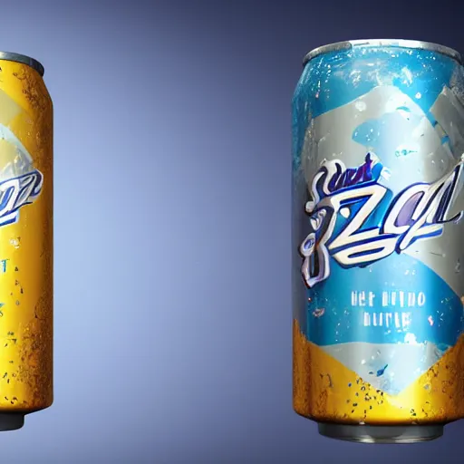 Prompt: concept art for a new seltzer beverage can, high resolution, studio lighting, 3 5 mm, 4 k