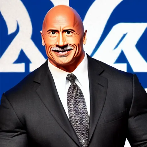 Image similar to Dr Phil as Dwayne Johnson