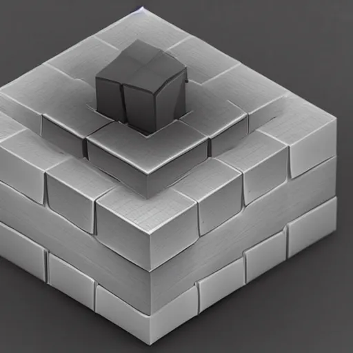 Prompt: a 3 d rendering of a 4 d cube, blender's eevee, digital artwork