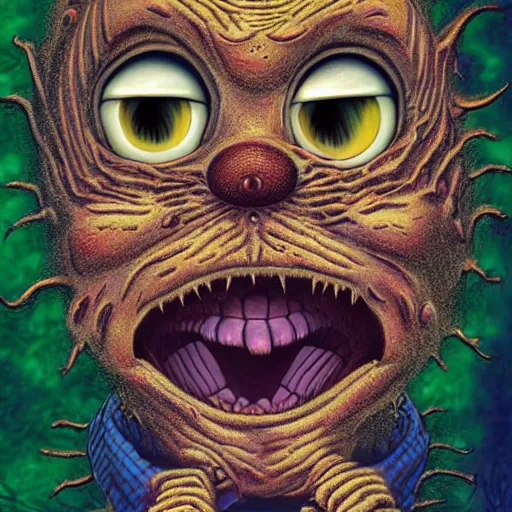 Creepy Garfield  Creepy drawings, Horror art, Cartoon drawings of animals