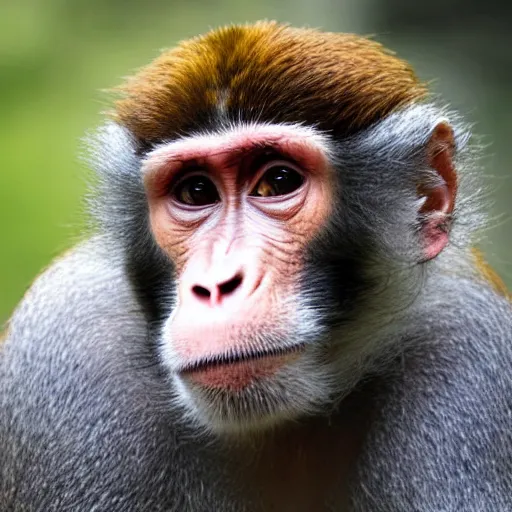 Image similar to a monkey as the president of the united states