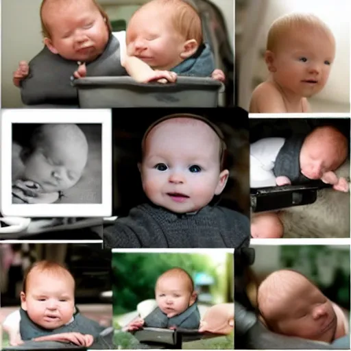 Image similar to baby inception