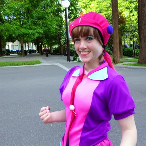 Image similar to woman in gamecube outfit