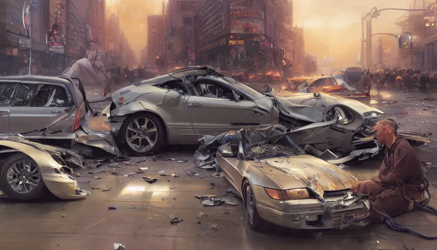 ArtStation - Drinks Car - Crash of Cars - Vehicle