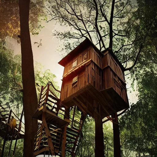 Image similar to tree house, histroric. cinematic, perfect lighting, myitical, giant, highly detailed