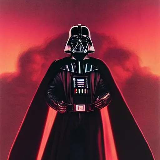 Prompt: darth vader by wayne barlowe