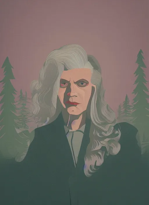 Image similar to Twin Peaks artwork by Otto Nielsen