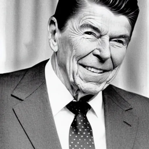 Image similar to ronald reagan showering