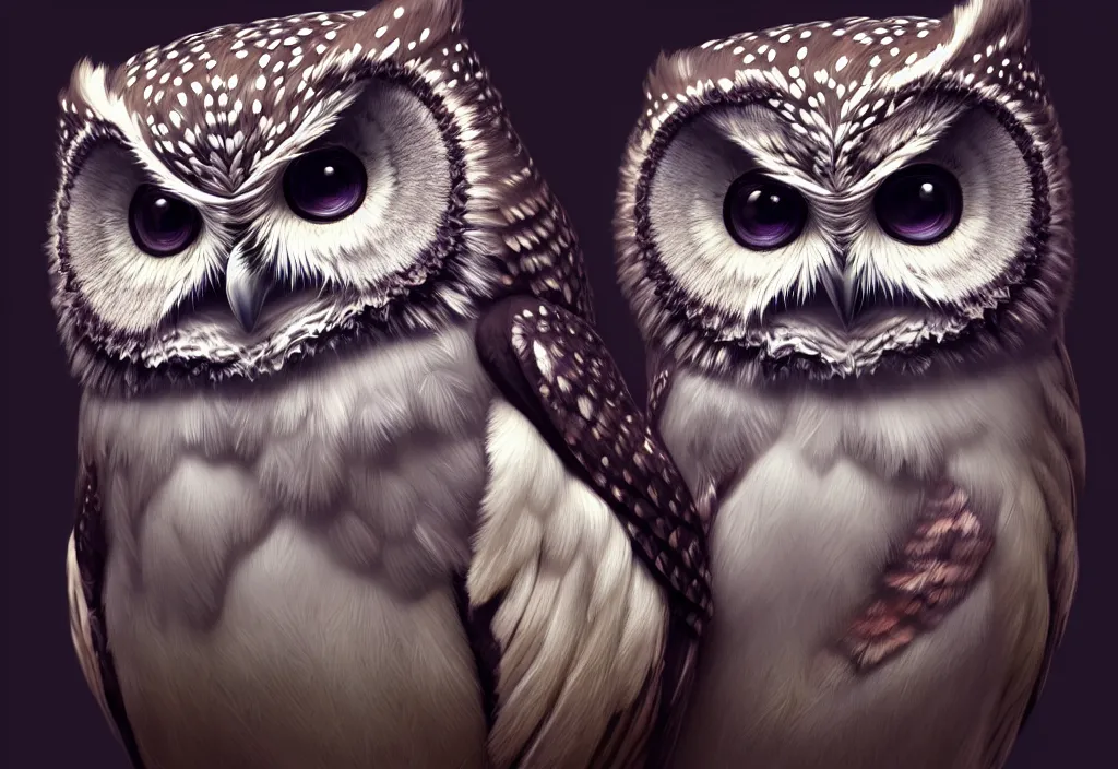 Image similar to portrait of mystic owl, highly detailed, d & d, fantasy, highly detailed, digital painting, trending on artstation, concept art, sharp focus, illustration, global illumination, ray tracing, realistic shaded, art by artgerm and greg rutkowski and fuji choko and viktoria gavrilenko and hoang lap