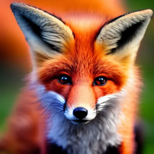 Prompt: photography of cute fox