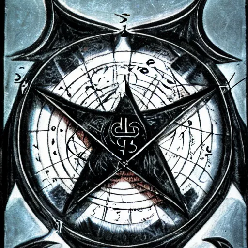 Prompt: goetic sigil for summoning ishtar