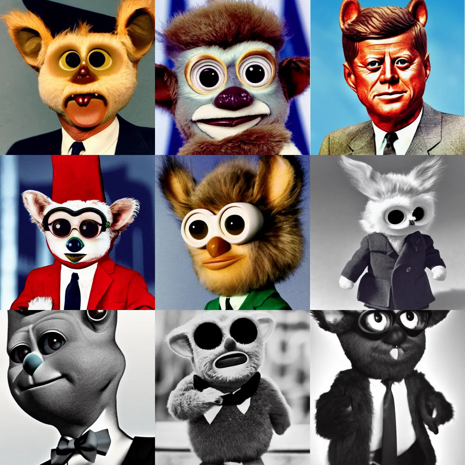 Prompt: JFK Furby