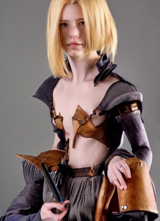 Image similar to a full portrait photo of real - life zidane final fantasy ix character, f / 2 2, 3 5 mm, 2 7 0 0 k, lighting, perfect faces, award winning photography.