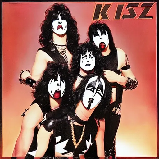 Image similar to kiss album cover