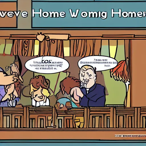 Prompt: a never before seen panel of the welcoming homestick