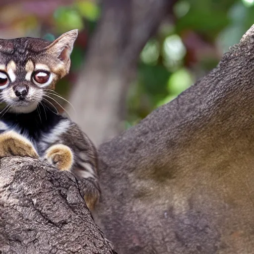 Image similar to Margay with human ears