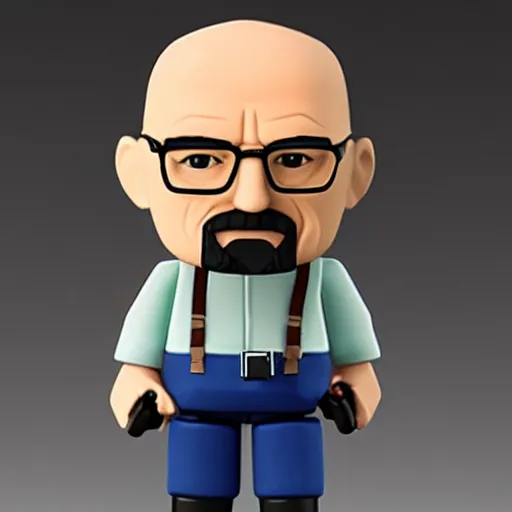 Image similar to walter white as a nendroid figurine