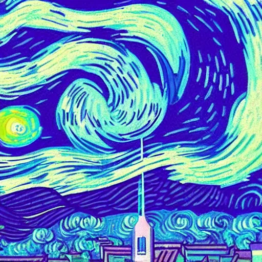 Image similar to a vaporwave landing page template trending on dribbble intricate design by vincent van gogh 4 k detailed