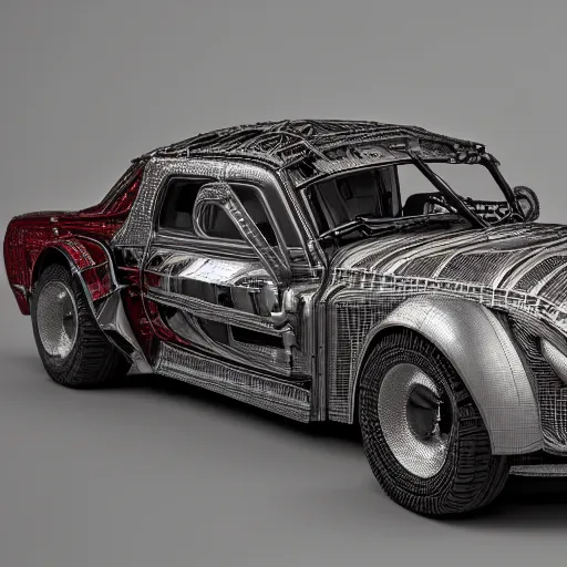 Image similar to jesus built my hotrod digital art, cosmic, 3 d high definition, trending on artstation, photorealistic, high resolution, vray, 8 k, octane, hyper detailed, insane details, intricate, elite, ornate, elegant trend, highly detailed and intricate, sharp focus, photography, unreal engine