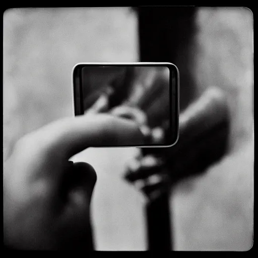 Image similar to selfie with iphone by vivian maier