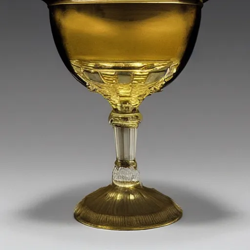 Prompt: a chalice by willem claesz heda