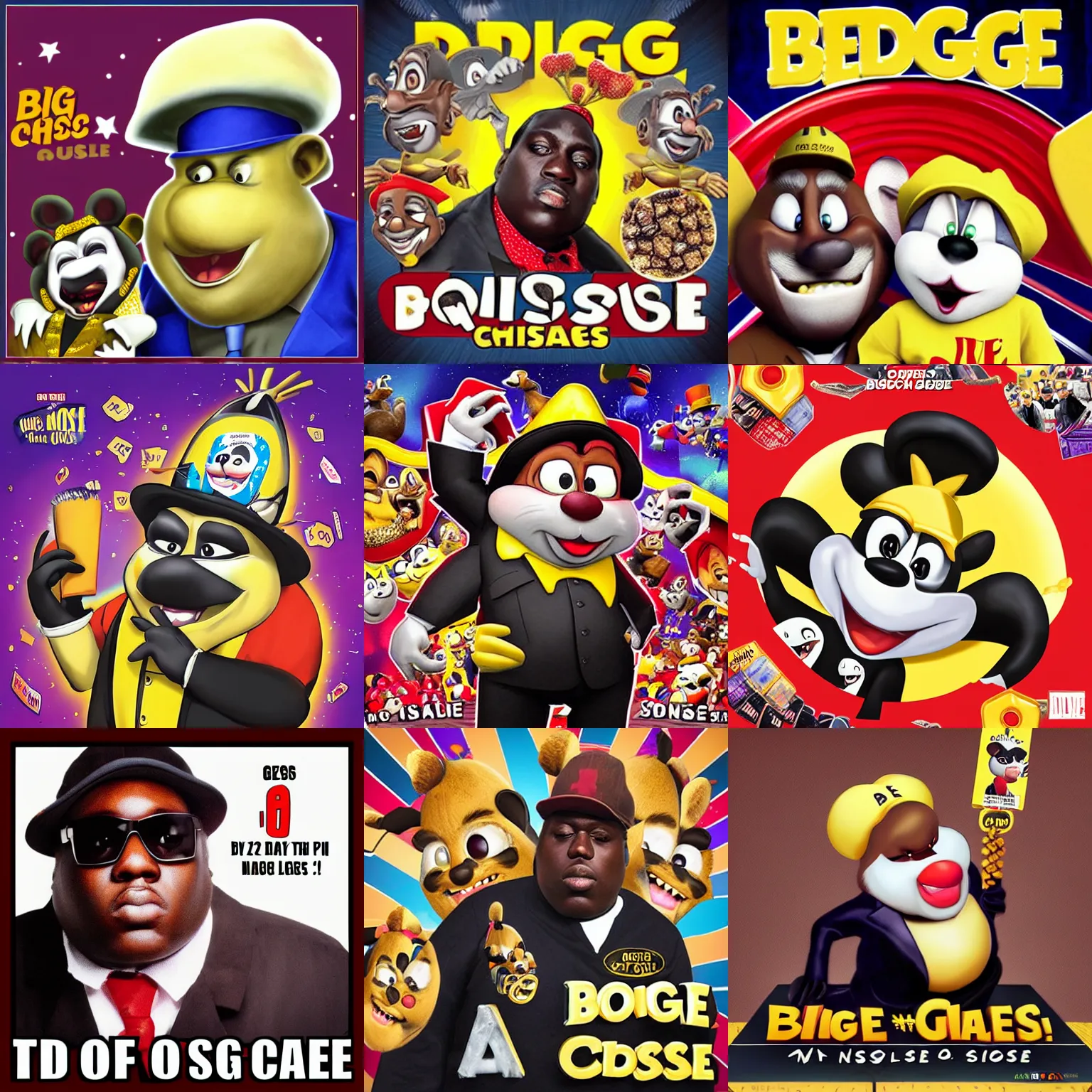 biggie cheese, Stable Diffusion