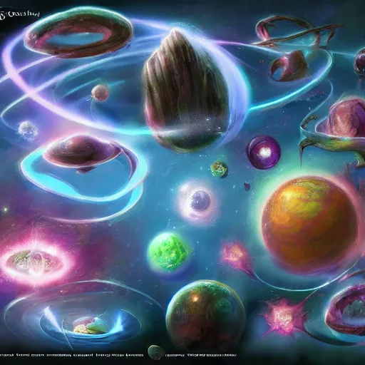 Image similar to fantasy cosmic concept art of the Universes child