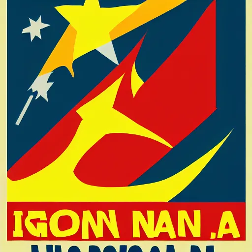 Image similar to Icon representing Vietnam. propaganda poster. pop art. poster. Trending on ArtStation.