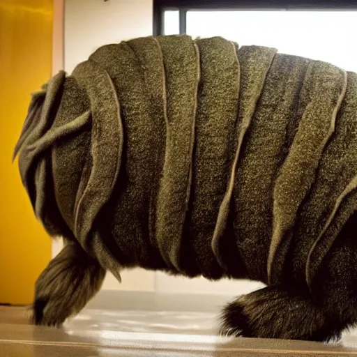 Image similar to Photo of a Large Tardigrade with Fur,