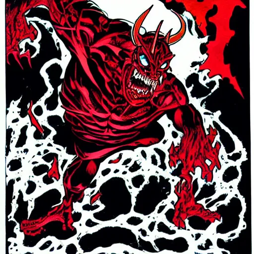 Image similar to demon by todd mcfarlane