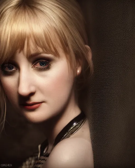 Image similar to Beautiful art portrait of Melissa Rauch as a playboy bunny, atmospheric lighting, intricate detail, cgsociety, hyperrealistic, octane render, RPG portrait, ambient light, dynamic lighting