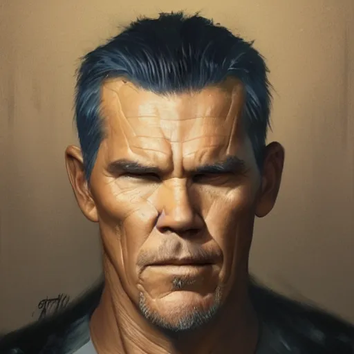 Image similar to A portrait of Josh Brolin, sith, star wars art, art by greg rutkowski, matte painting, trending on artstation