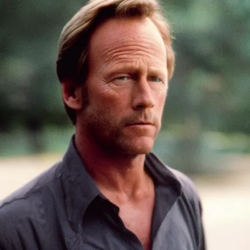 Prompt: color 35mm film still of Louis Herthum, figure portrait