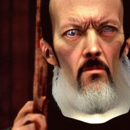 Prompt: theologian John Calvin as Neo in the Matrix.