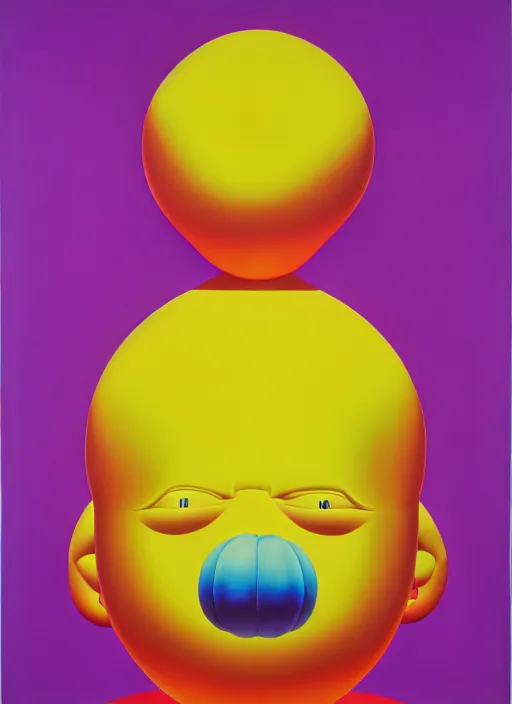 Image similar to inflated men by shusei nagaoka, kaws, david rudnick, airbrush on canvas, pastell colours, cell shaded, 8 k