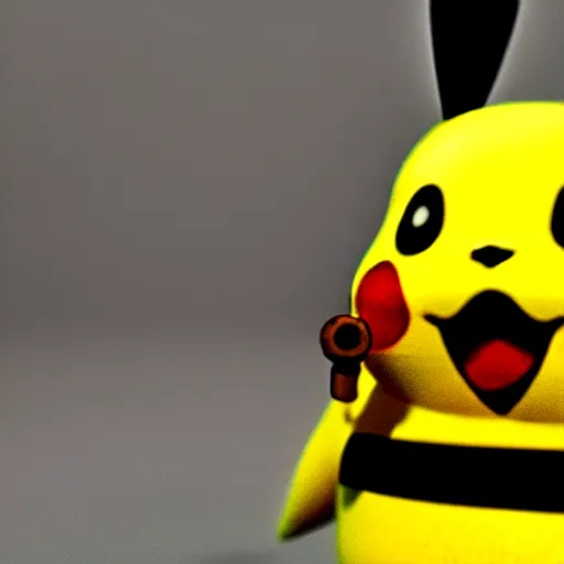 Prompt: pikachu smoking a joint, unreal engine 5