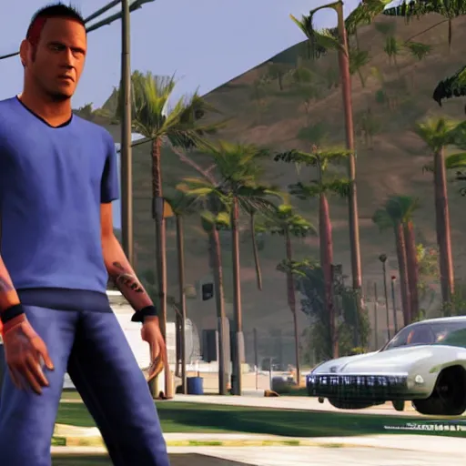 Image similar to character screenshot of neymar in grand theft auto, gta v