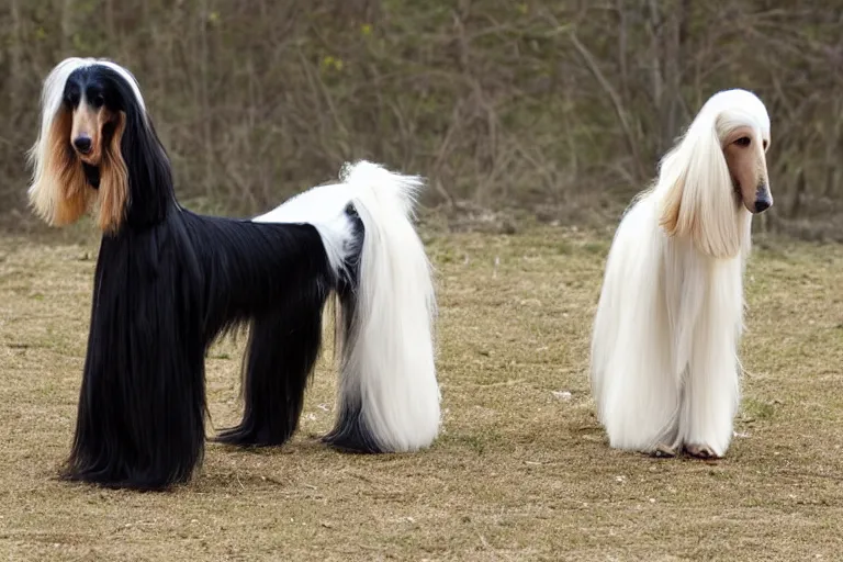 Image similar to afghan hound