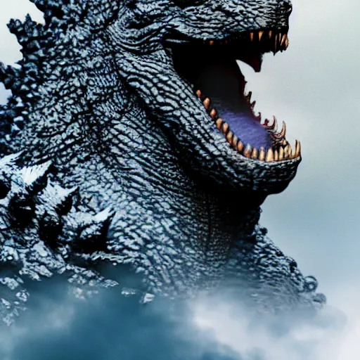 Prompt: Godzilla as a wise father figure, professional headshot, Portrait, LinkedIn