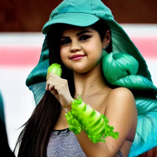 Image similar to selena gomez as celery