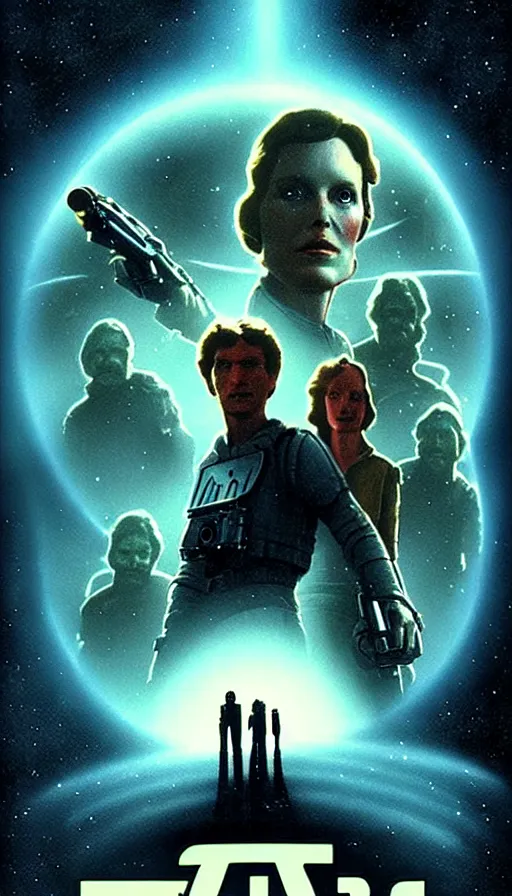 Image similar to exquisite alien poster art by lucasfilm, 8 k, denoised