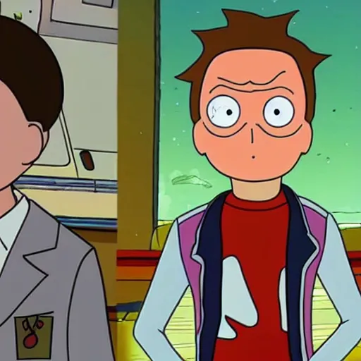 Prompt: Michael J Fox as Morty Smith